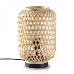 Lámpara bambú de mesa Yuna