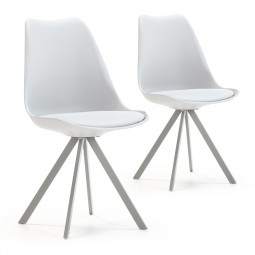 Pack 2 Sillas Cross Gris