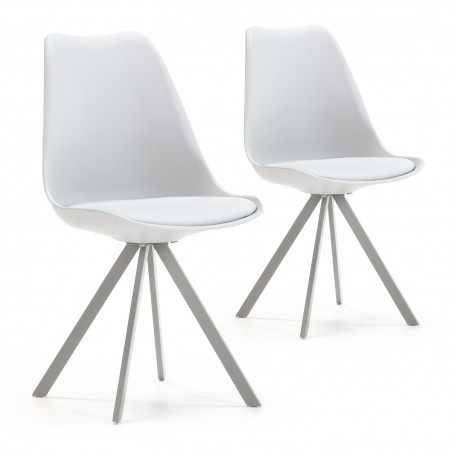 Pack 2 Sillas Cross Gris